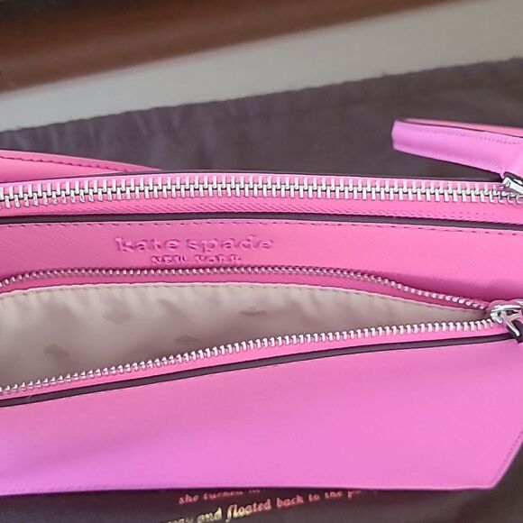 Kate Spade Vibrant Pink Crossbody Bag - Picture 6 of 12